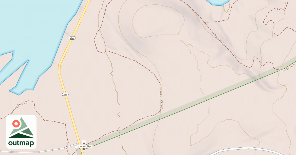 Map of Yellow Creek State Park Trails