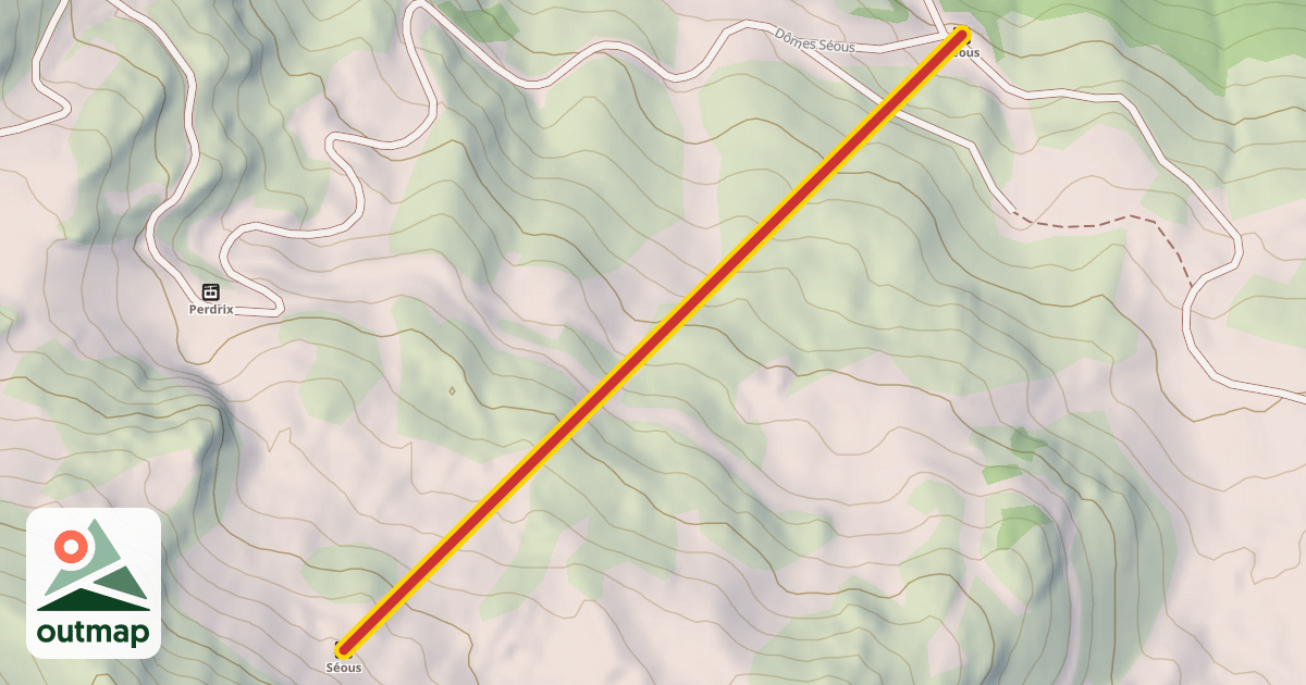 Map of Séous