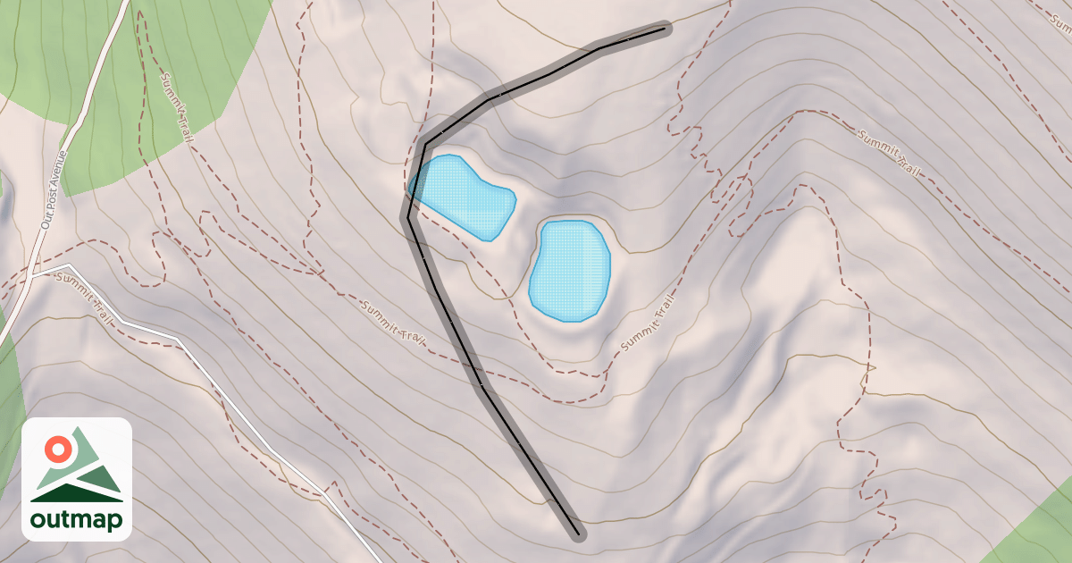 Map of Snow Making Ponds