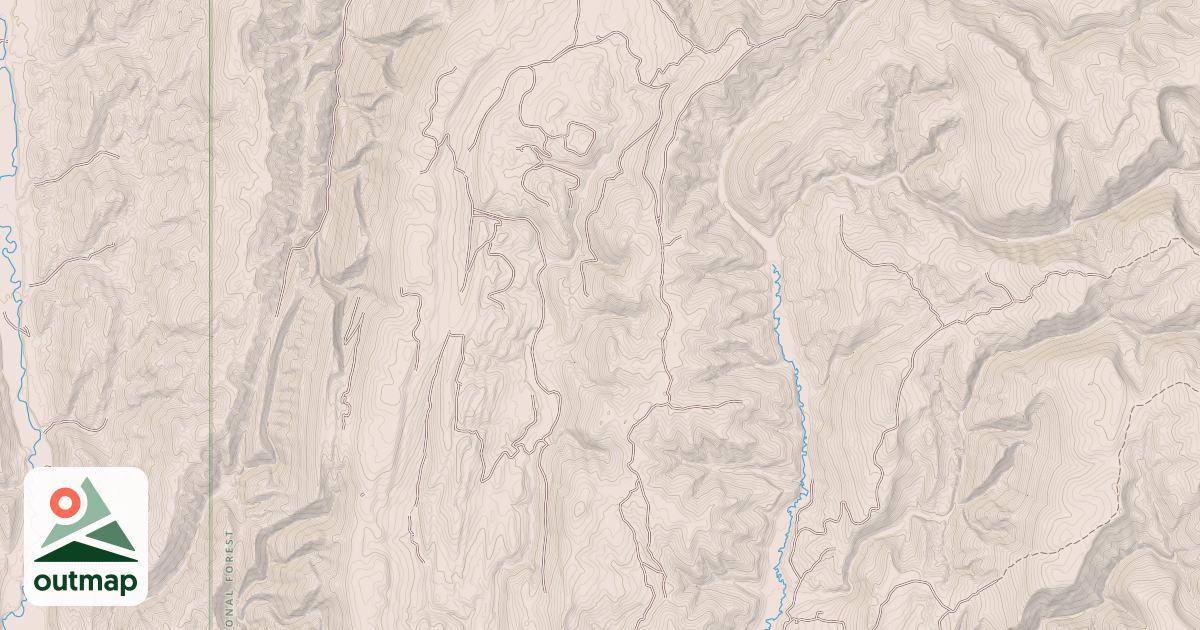 Map of HAMS FORK-BIG PARK