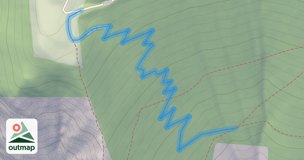Map of Les 21 Virages