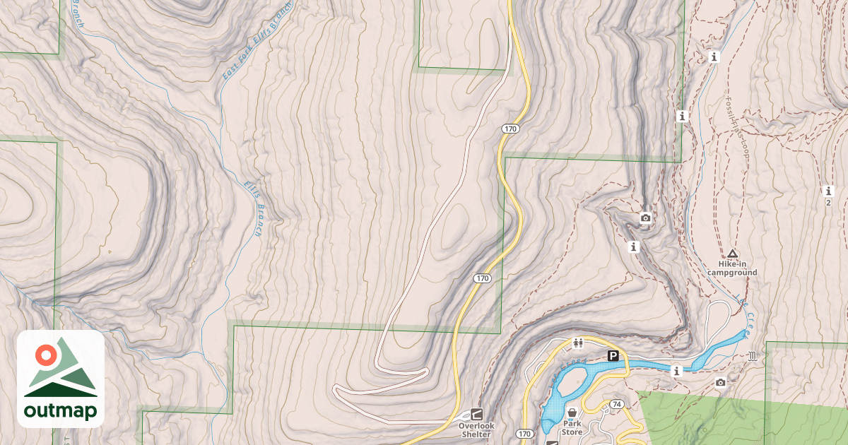 Map of USFS National Forest System Roads {28D2FCB8-940D-40B5-BF12-37AE235CB66E}