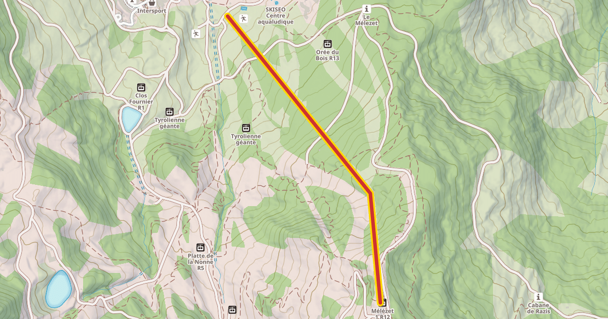 Map preview of Mélézet 2 R12