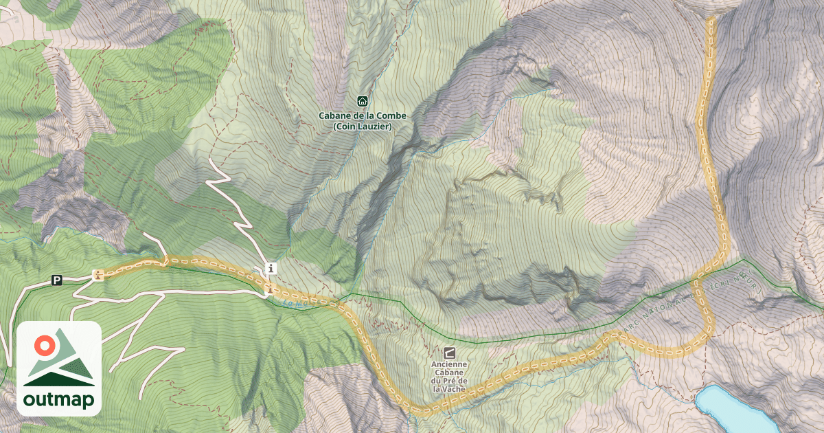 Map of Pic du Col d'Ornon — Chantelouve