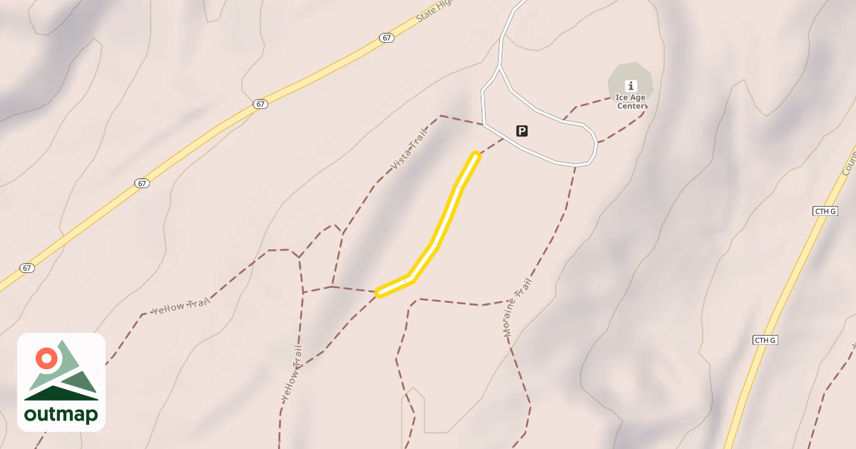 Map of Vista Trail