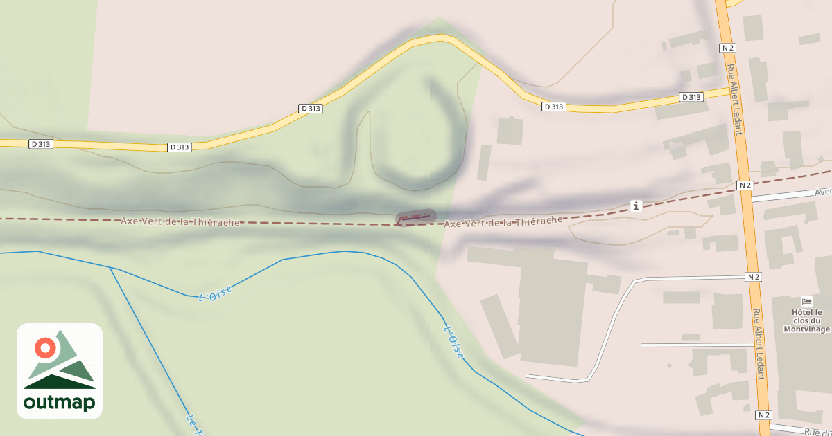 Map of Climbing Site