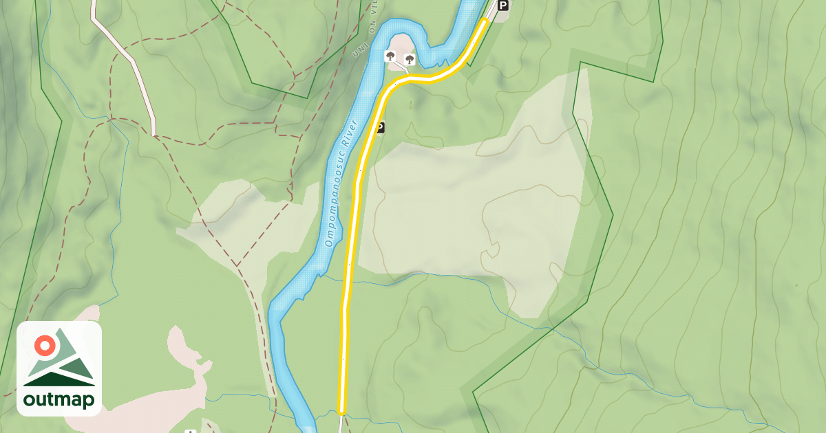 Map of Buzzell Bridge Road