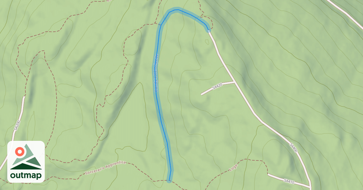 Map of Dandy's Velocipede