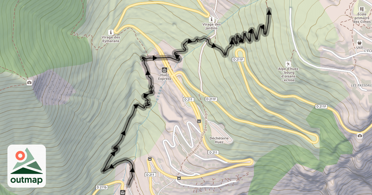 Map of Huez Coast