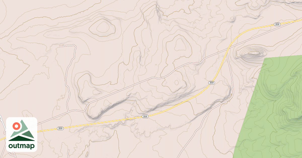 Map of MARK TWAIN CAMP