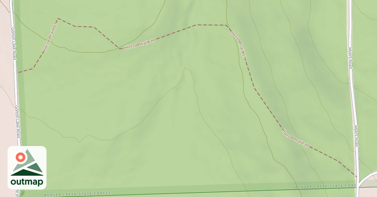 Map of Horse Trail 37