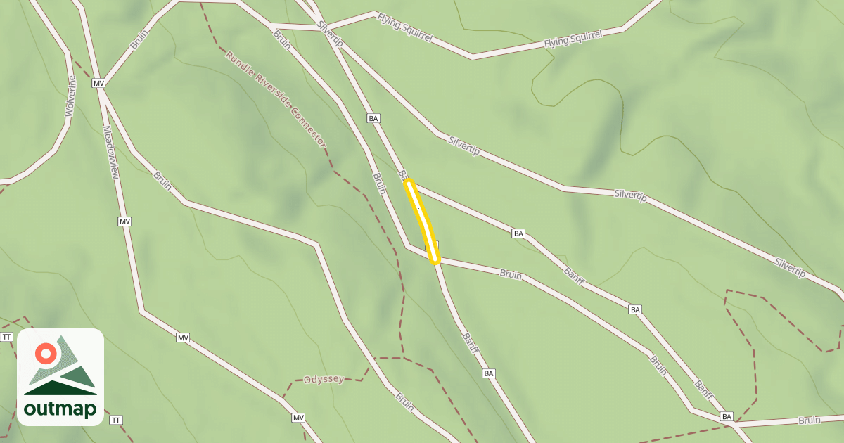 Map of Banff