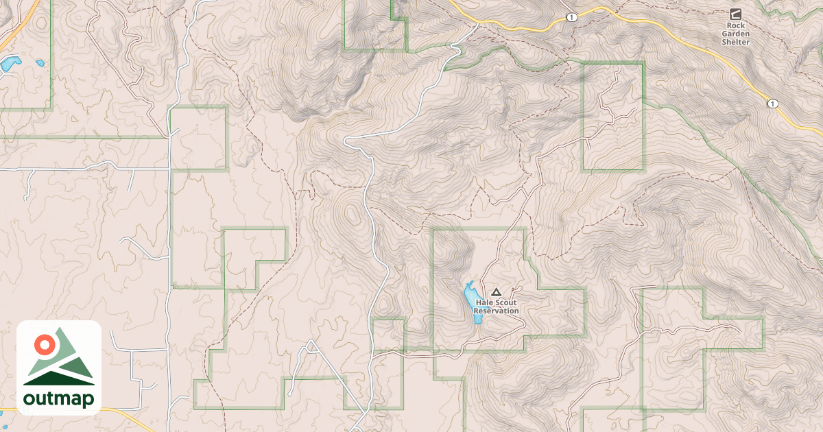 Map of DEADMAN SOUTH