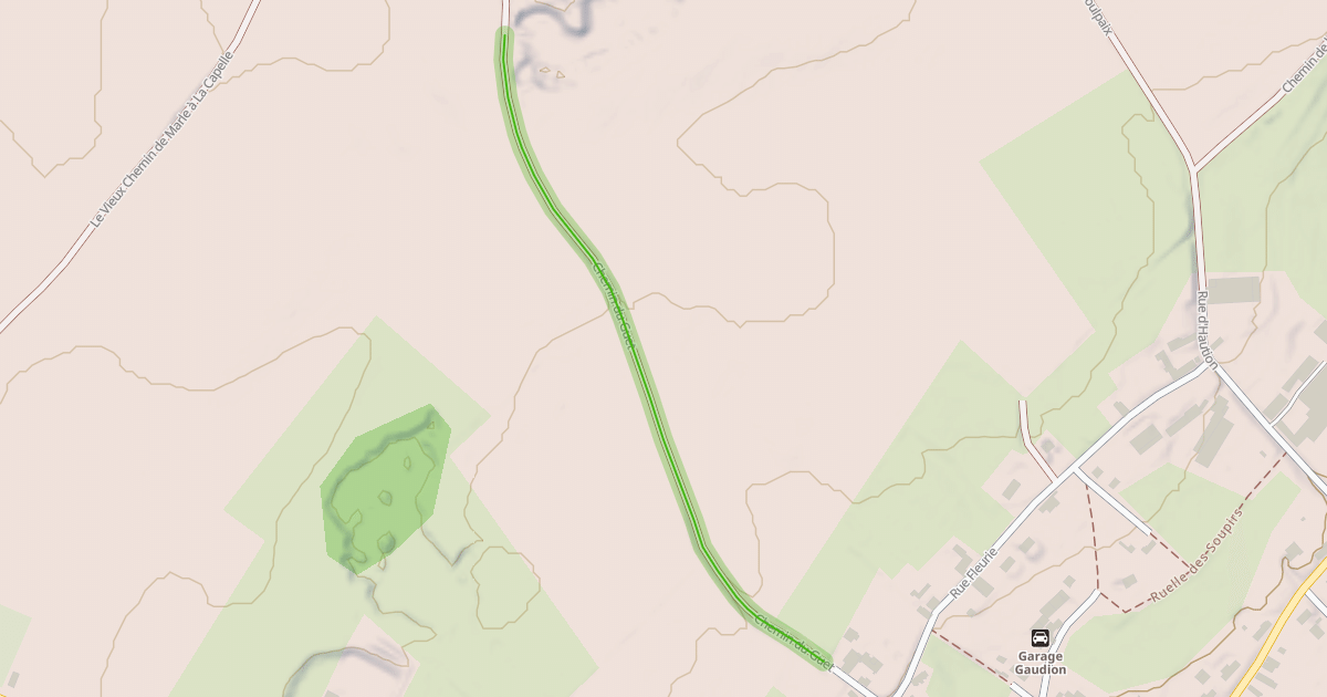 Map preview of Chemin du Guet