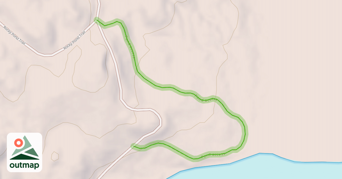 Map of Pond access