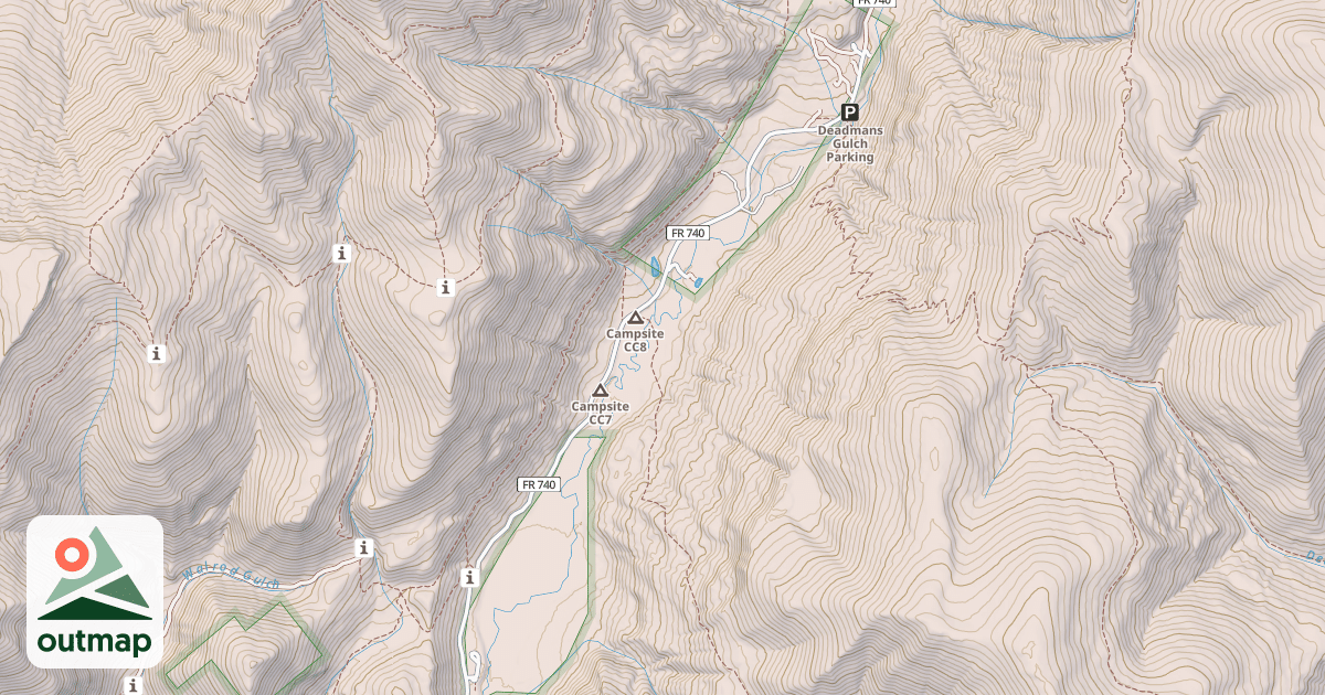 Map of CEMENT CREEK