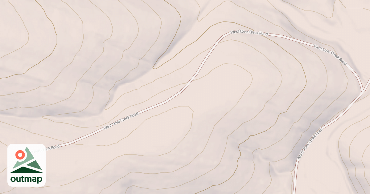 Map of WEST LOVE