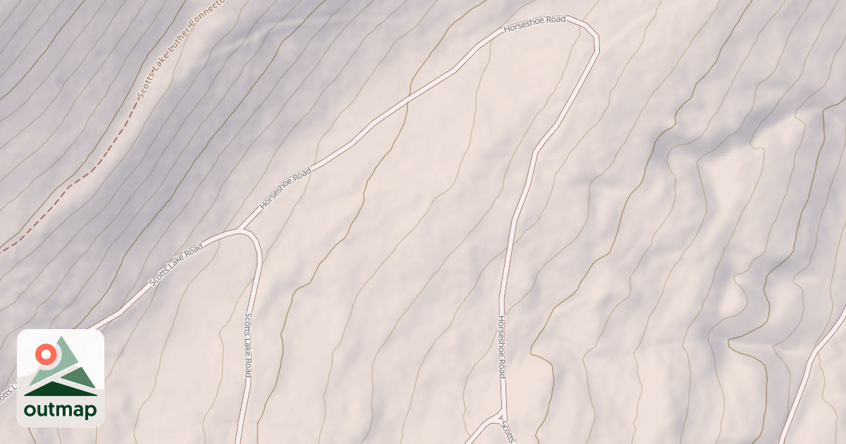 Map of HORSESHOE ROAD