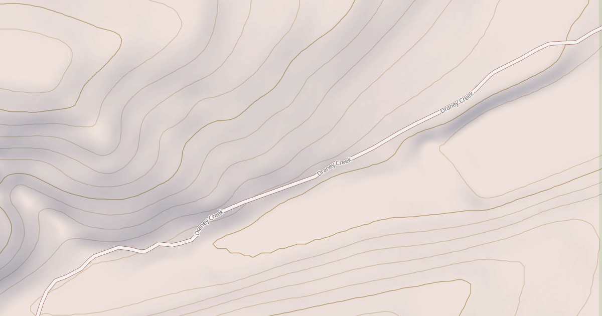 Map preview of DRANEY CREEK