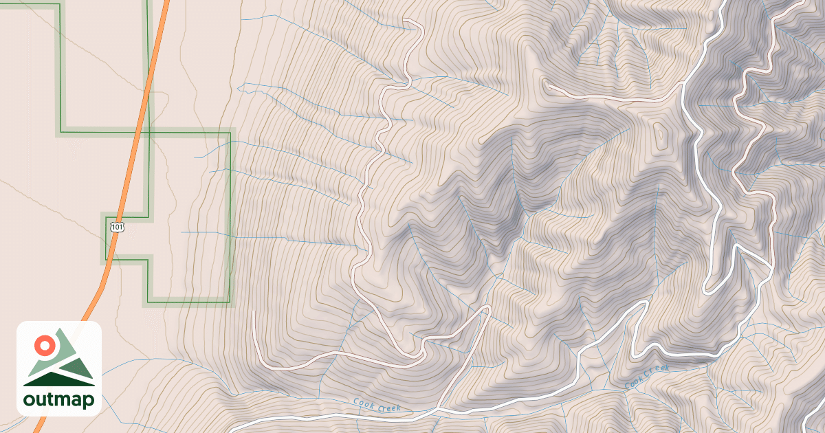 Map of USFS Motor Vehicle Use Map Roads {9FE59F26-D557-46FD-B696-B433044B5EBD}