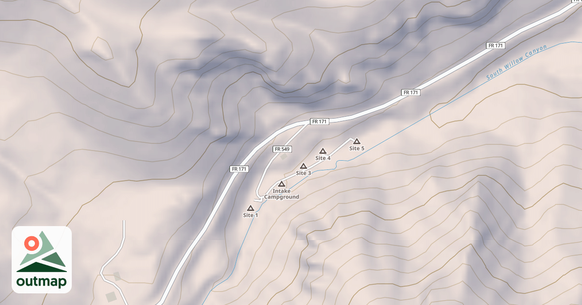 Map of INTAKE CG