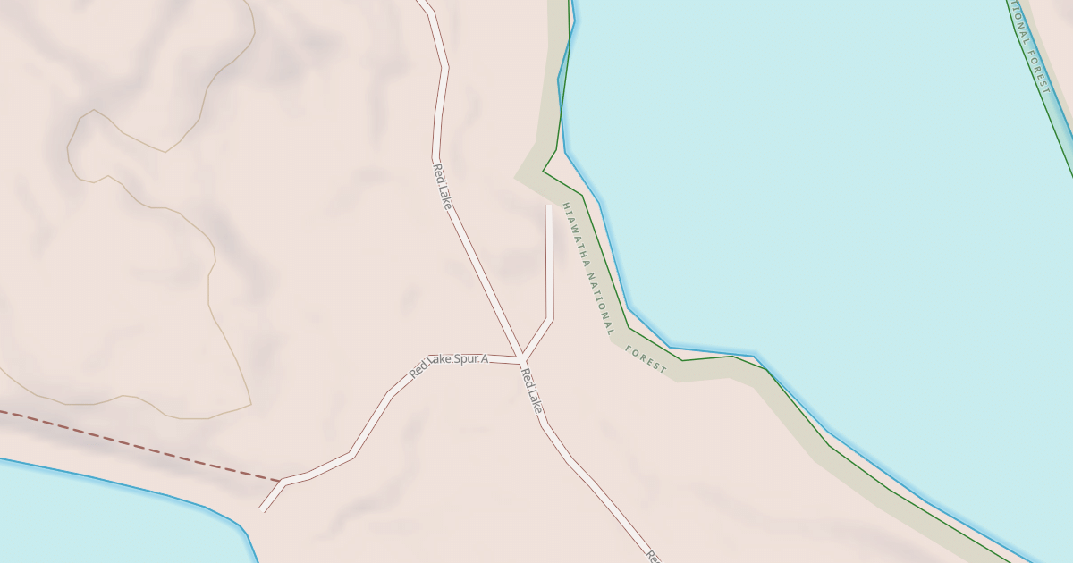 Map preview of RED LAKE SPUR F