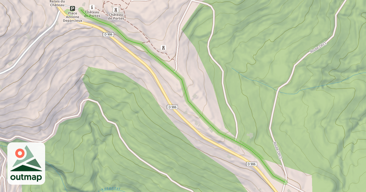 Map of Chemin la Coste