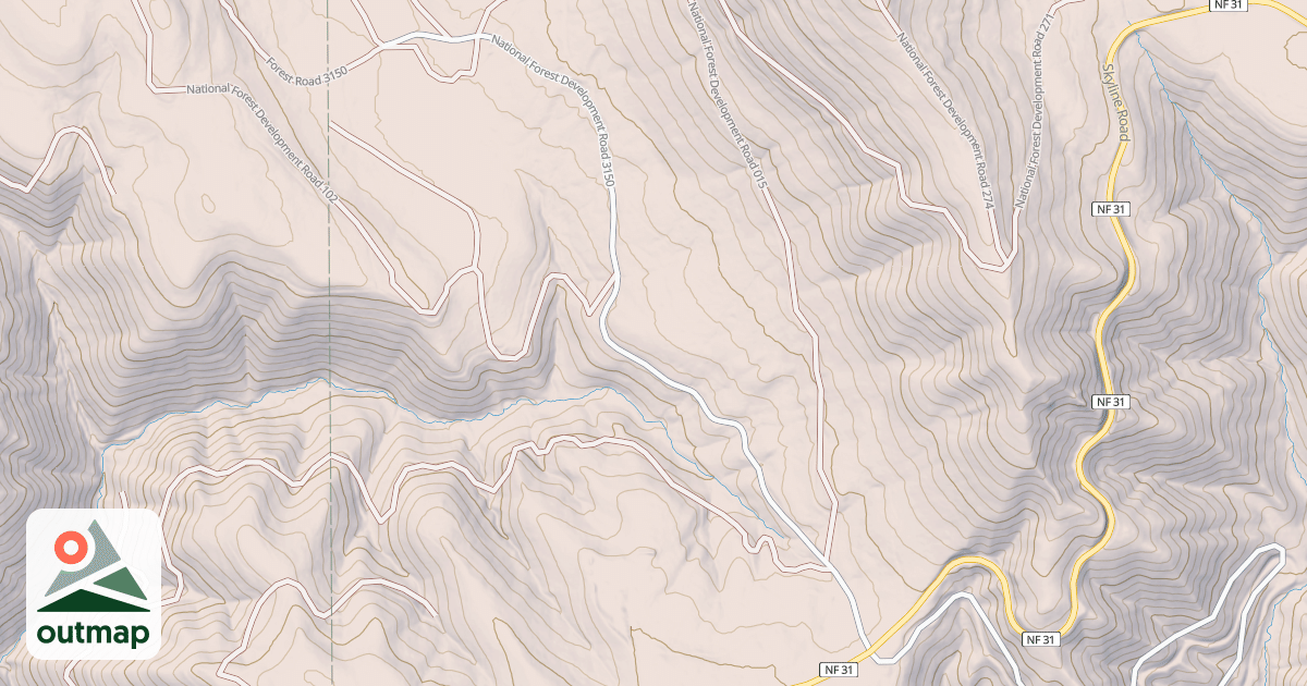 Map of BUCK MTN