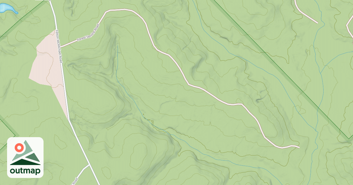 Map of PINE RIDGE