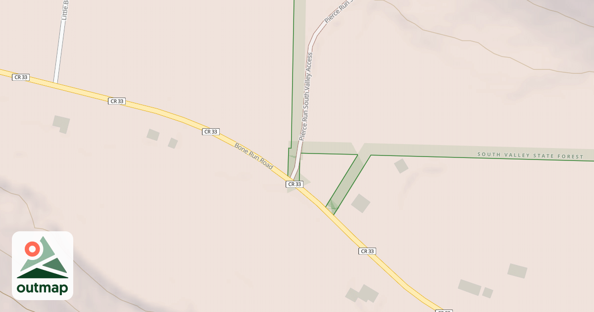 Map of Parking Lot Access Road