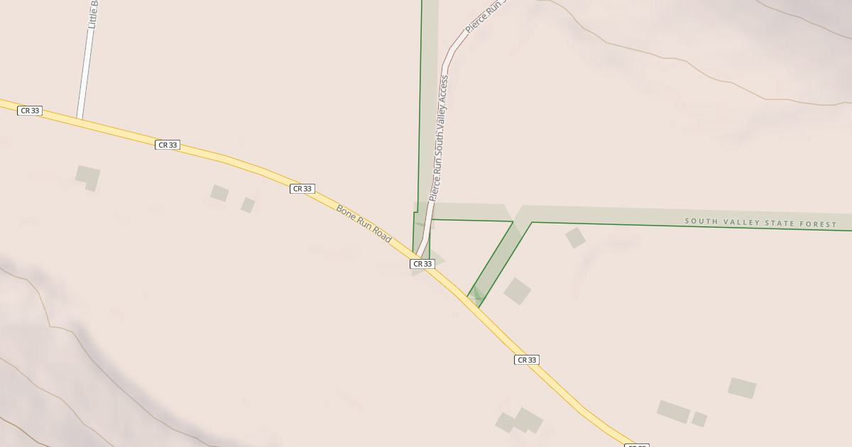 Map preview of Parking Lot Access Road