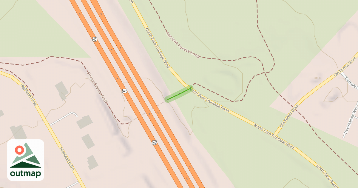 Map of Silver Creek Village Nordic Trail