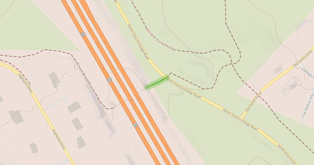 Map preview of Silver Creek Village Nordic Trail