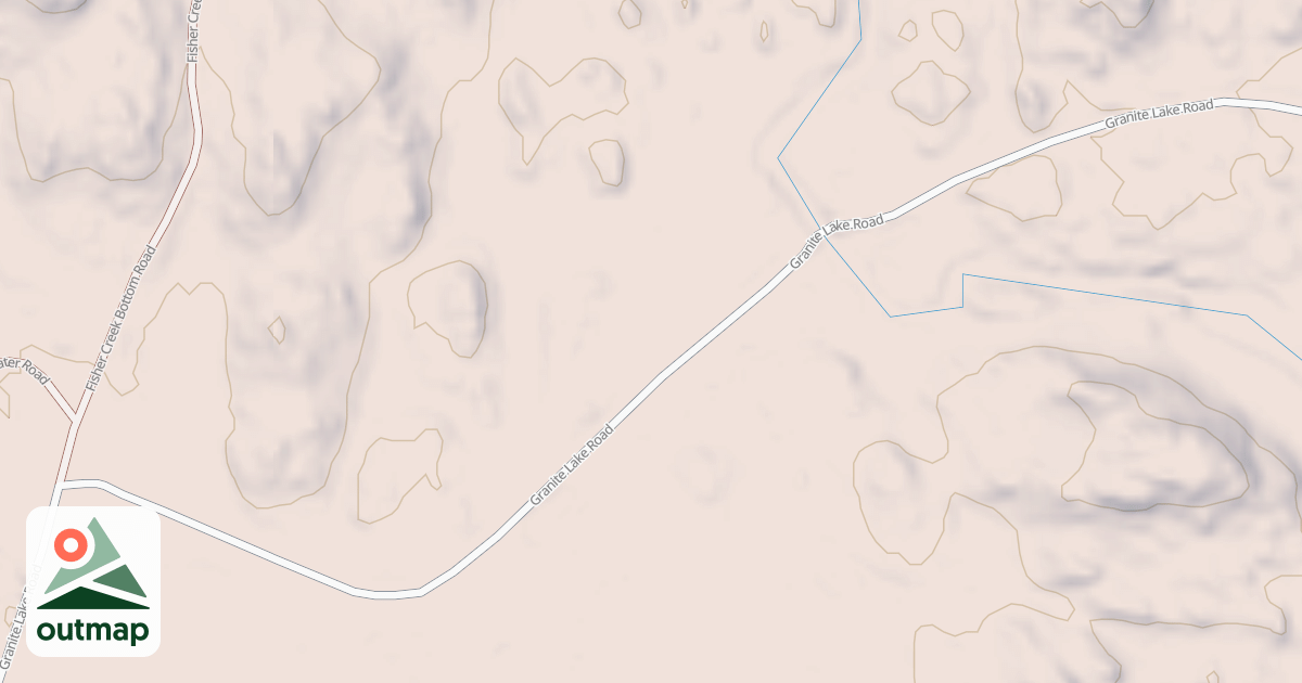 Map of GRANITE LAKE