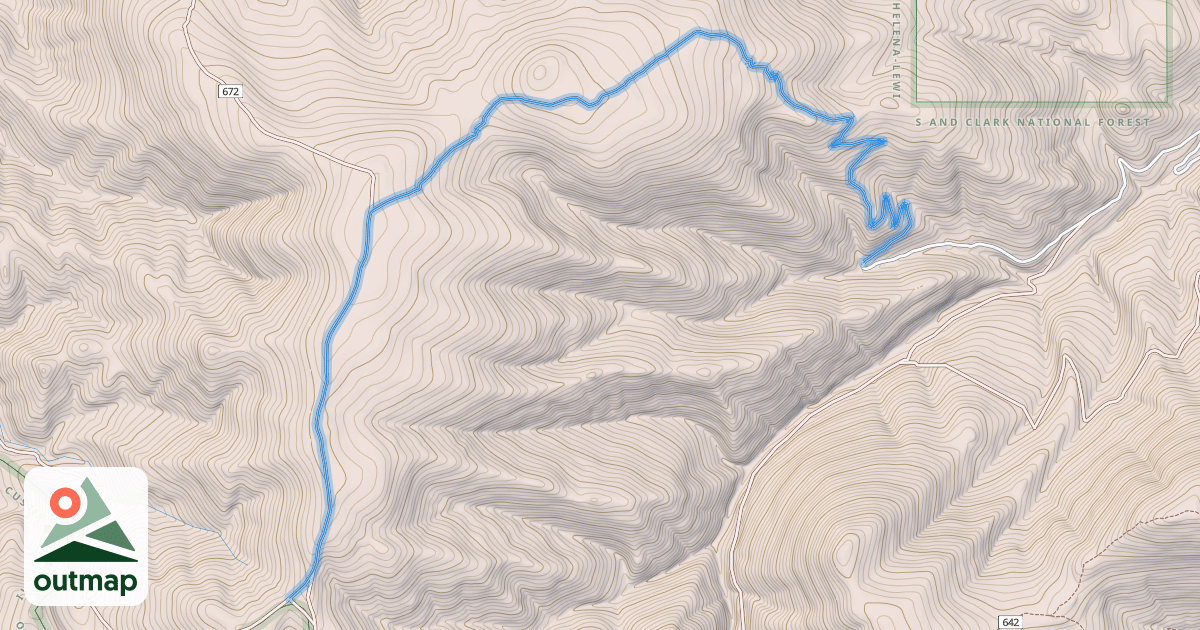 Map of Bald Ridge Driveway