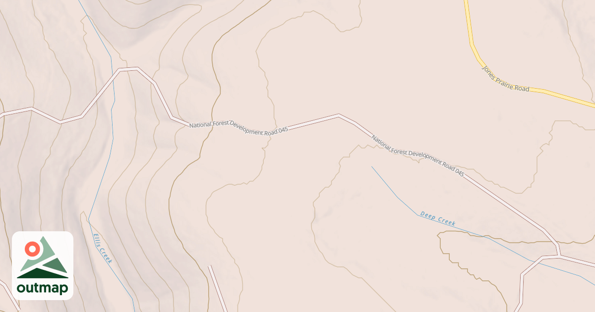 Map of USFS National Forest System Roads {8182DE80-017D-4D4F-91A0-F0D516754BBB}