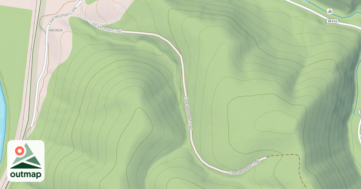 Map of COVE MOUNTAIN
