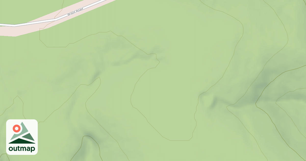 Map of BRAZIL RIDGE SOUTH