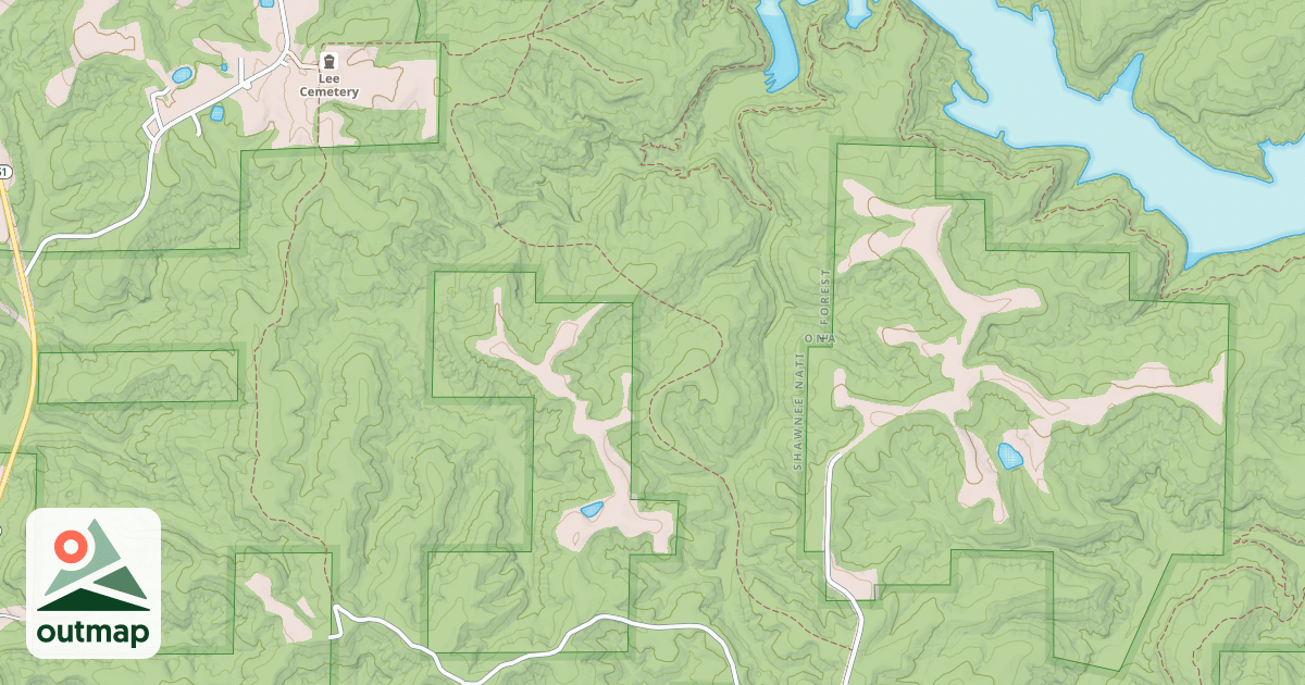 Map of CLABBER MILK SPUR RD