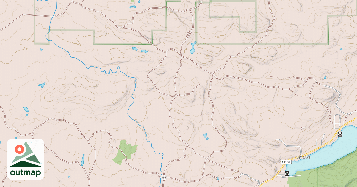 Map of Moose Walk Trail