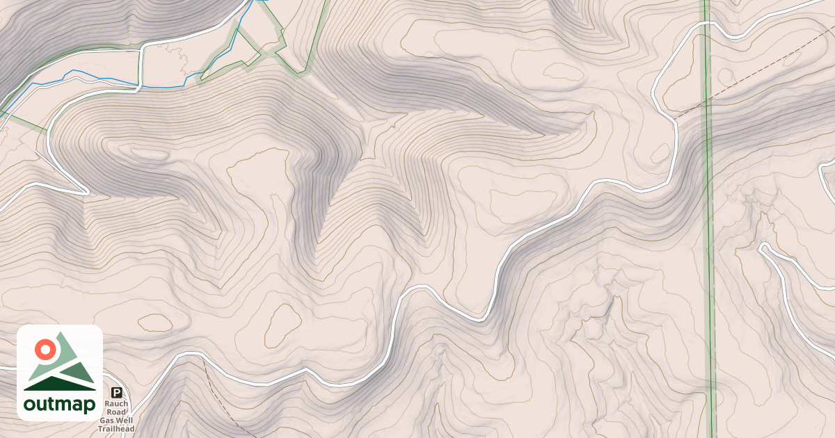 Map of Susquehannock State Forest Snowmobile Trails