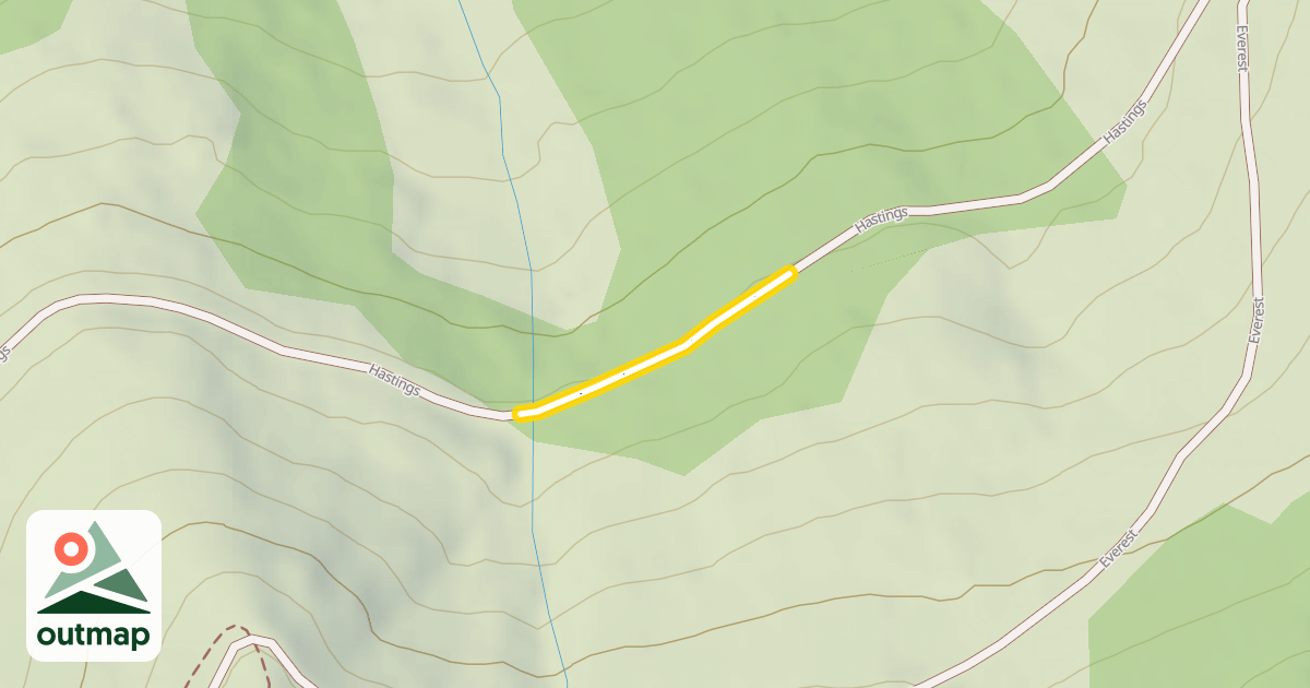 Map of Hastings