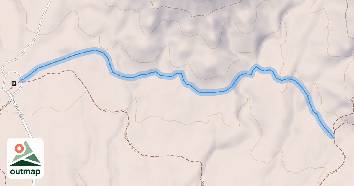 Map of Prime Cut Trail