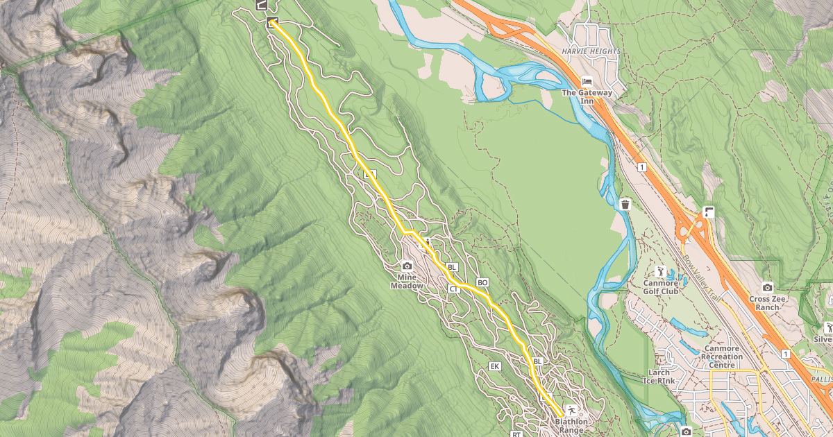 Map preview of Banff