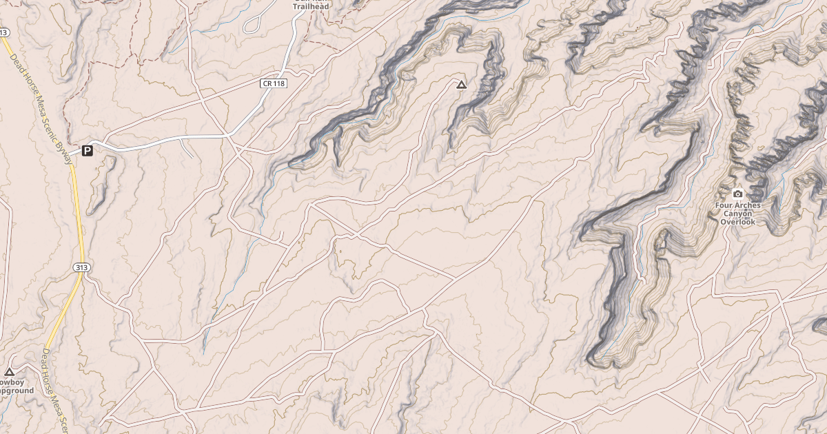 Map preview of BLM National GTLF Public Motorized Roads 1642c773-6ef5-4b3a-81e8-f43d6749685b