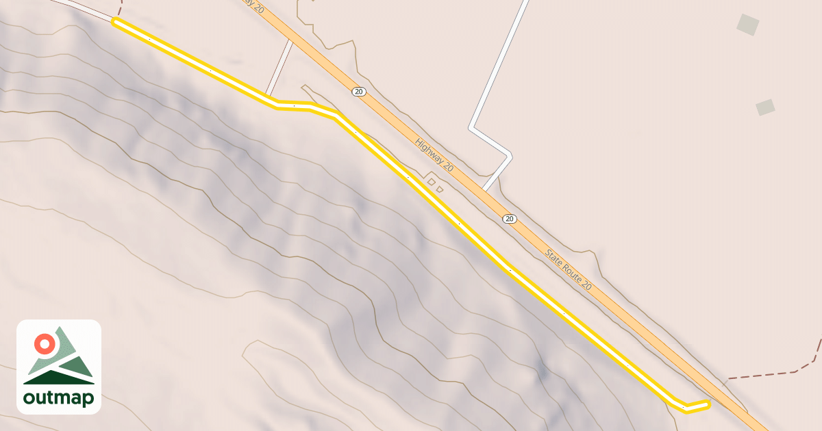 Map of Methow Valley Community Trail- Mazama to Freestone Inn