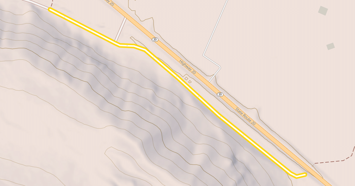 Map preview of Methow Valley Community Trail- Mazama to Freestone Inn