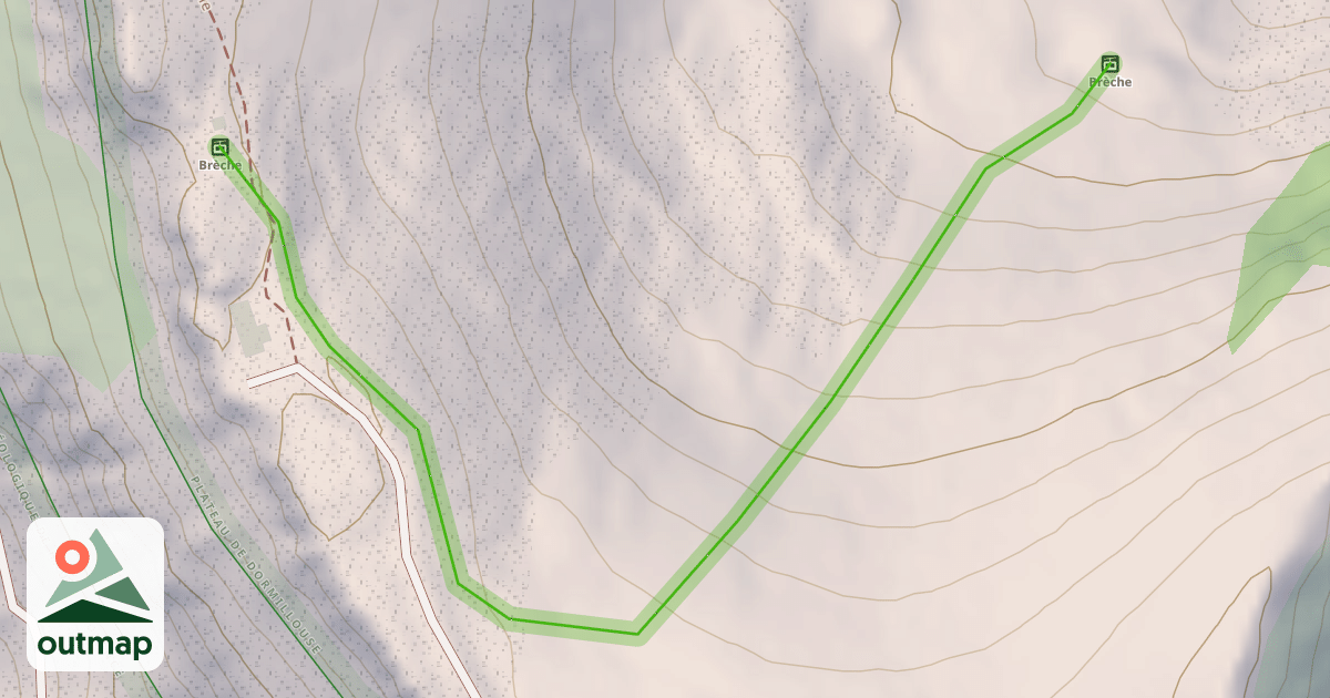 Map of Sagnes