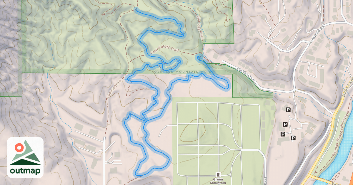 Map of Spirit Trail