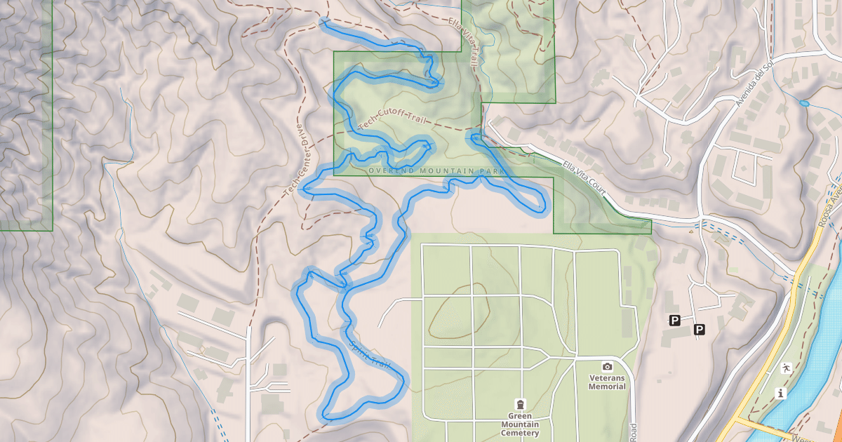 Map preview of Spirit Trail